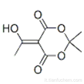 5- (1-idrossietilidene) -2,2-dimetil-1,3-diossano-4,6-dione CAS 85920-63-4